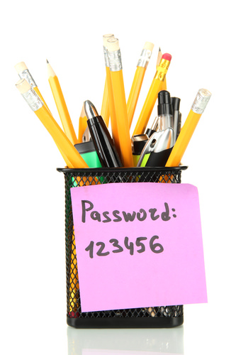 PasswordPostItNote 1 Passwords in data breaches and cybersecurity